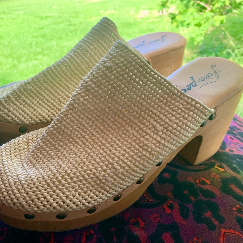 Free People Claudia Crochet Clog